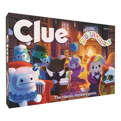 Fans Can Now Squad Up with Their Favorite Squishmallows in an Adorable New Version of the Classic Mystery Game of CLUE®