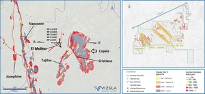 VIZSLA SILVER DISCOVERS NEW HIGH-GRADE STRUCTURE LOCATED 250 METRES WEST OF THE COPALA RESOURCE