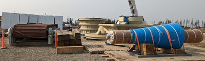 Apron feeder and primary gyratory crusher (CNW Group/Artemis Gold Inc.)