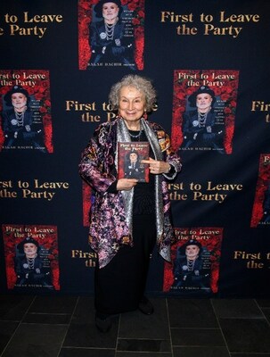 Literary icon Margaret Atwood at the launch of ?First to Leave the Party' Atwood describes the book as 