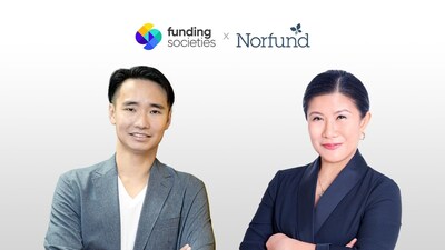 L-R: Kelvin Teo, Co-founder & Group CEO, Funding Societies | Modalku; Fay Chetnakarnkul, Regional Director (Asia), Norfund L-R: Kelvin Teo, Co-founder & Group CEO, Funding Societies | Modalku; Fay Chetnakarnkul, Regional Director (Asia), Norfund