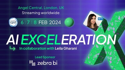 London hosts the first ever hybrid Global Excel Summit (6-8 February 2024) conference in collaboration with Leila Gharani. (PRNewsfoto/Global Excel Summit)