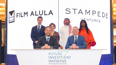 Film AlUla and Stampede Ventures signed three-year, 10 project deal at FII today.
