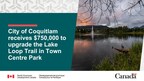 City of Coquitlam receives $750,000 to upgrade the Lake Loop Trail in Town Centre Park