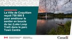 La ville de Coquitlam reçoit 750 000 dollars pour améliorer le sentier en boucle du Lac (Lake Loop Trail) dans le parc Town Centre