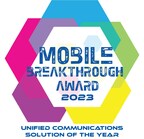 Tango Extend Named "Unified Communications Solution Of The Year" in 2023 Mobile Breakthrough Awards Program