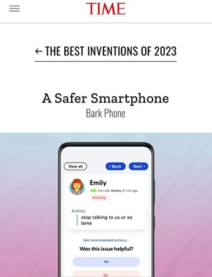 TIME’s Best Inventions list features 200 extraordinary innovations changing our lives and includes the Bark Phone for kids.