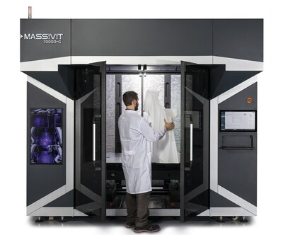 The Massivit 10000-G additive manufacturing system enables automated production of industrial molds for composites manufacturing as well as high-speed custom manufacturing of full-scale end parts.