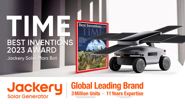 Jackery Solar Mars Bot Wins the Prestigious TIME Best Inventions of 2023 Award