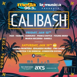 SBS ENTERTAINMENT, LAMUSICA AND MEGA 96.3 FM ANNOUNCE THE RETURN OF CALIBASH AND UNVEIL ITS MEXICAN LIVE MUSIC CONCERT BRAND: CALIBASH MX