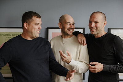 Daytona CEO Ivan Burazin flanked by Chef Architect Goran Draganic (left) and Vedran Jukic (CTO). Image Credits: Daytona