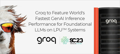 Groq and their team will be showcasing a demo of the world’s best low latency performance for LLMs running on a Language Processing Unit™ system, its next-gen AI accelerator.