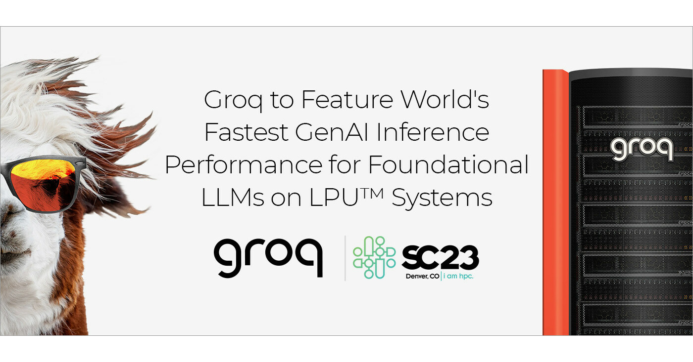 Groq to Feature World's Fastest GenAI Inference Performance for