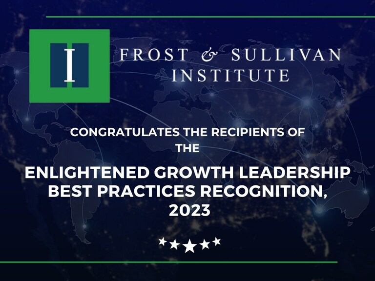 Frost & Sullivan Institute Applauds Visionary Companies with the 2023 Enlightened Growth Leadership Awards for Sustainability and Growth Excellence - Vimarsana News