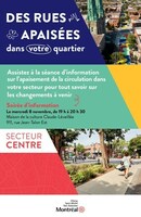 Carton d'invitation à la soirée d'information
8 novembre 2023, 19 h
Maison de la culture Claude-Léveillée (Groupe CNW/Arrondissement de Villeray - Saint-Michel - Parc-Extension (Ville de Montréal))
