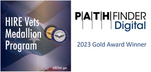 PathFinder Digital Receives 2023 HIRE VETS MEDALLION AWARD for its Commitment to Hiring U.S. Veterans