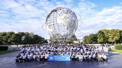 New York-based volunteers of We Are One hosted the 2023 Earth Run: Peace Heritage at the Flushing Meadows Corona Park on Oct 22, 2023