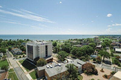 University of Bridgeport's campus is located next to Seaside Park in Bridgeport, CT.