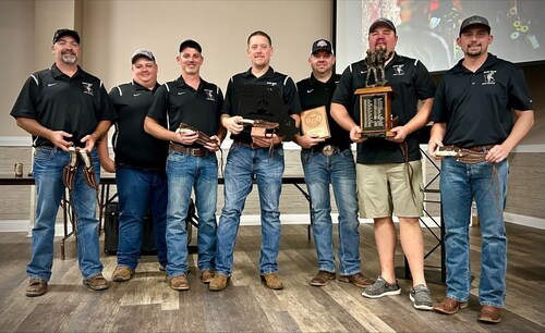 Field Competition first place winners: Doe Run’s Maroon mine rescue team, L-R: Luke Davis, Jacob Piatt, Jarred Tackett, Andrew Hampton (captain), Brandon “Buck” Roderman, Richie Brewer and Ethan Kerr