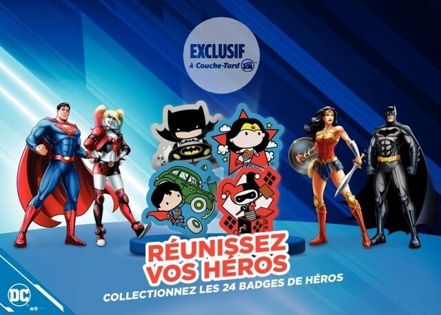 Couche-Tard współpracuje z DC i oferuje kolekcjonerskie odznaki superbohaterów w limitowanej edycji