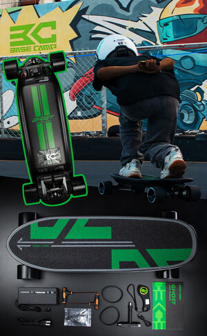 BASE CAMP Unveils GHOST, World's Fastest Mass-Produced Mini Electric Skateboard