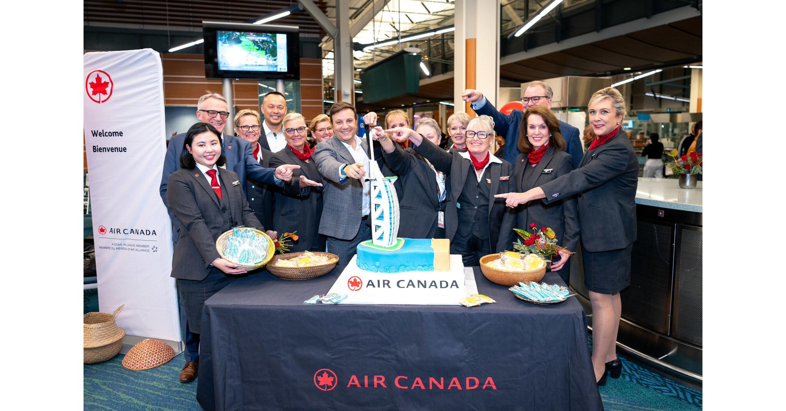 Air Canada’s Inaugural Flight from Vancouver Arrives in Dubai