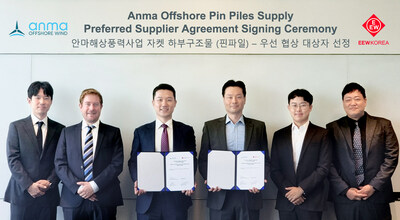 ANMA-EEW PSA signing ceremony (PRNewsfoto/EEW KOREA Co., Ltd.)