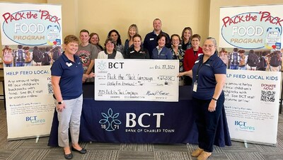BCTCares Foundation presents four local food charities with a total of <money>$65,000</money> raised through its annual Pack the 'Pack campaign to feed local food-insecure children.