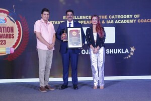 Ojaank Shukla Triumphs as Best Educationist: Elevating the Standards of UPSC Coaching
