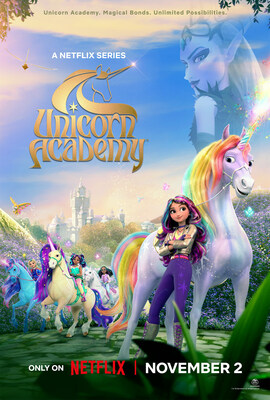 When a dark force threatens to destroy Unicorn Island, a brave teen and her five schoolmates must rise up to protect their beloved magical academy. (CNW Group/Spin Master)