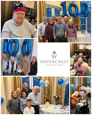 On the six month anniversary of their grand opening, the associates and residents of Watercrest Richmond Assisted Living and Memory Care welcomed their 100th new resident and celebrated the milestone birthdays of two current residents with family and friends!
