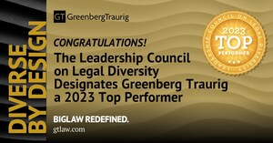 Greenberg Traurig Recognized as a 2023 LCLD Top Performer