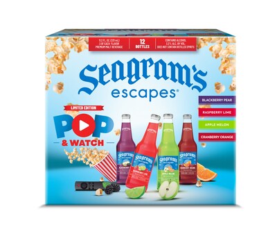 Seagram’s Escapes Launches Limited-Edition Pop & Watch Variety Pack with JOLLY TIME Popcorn