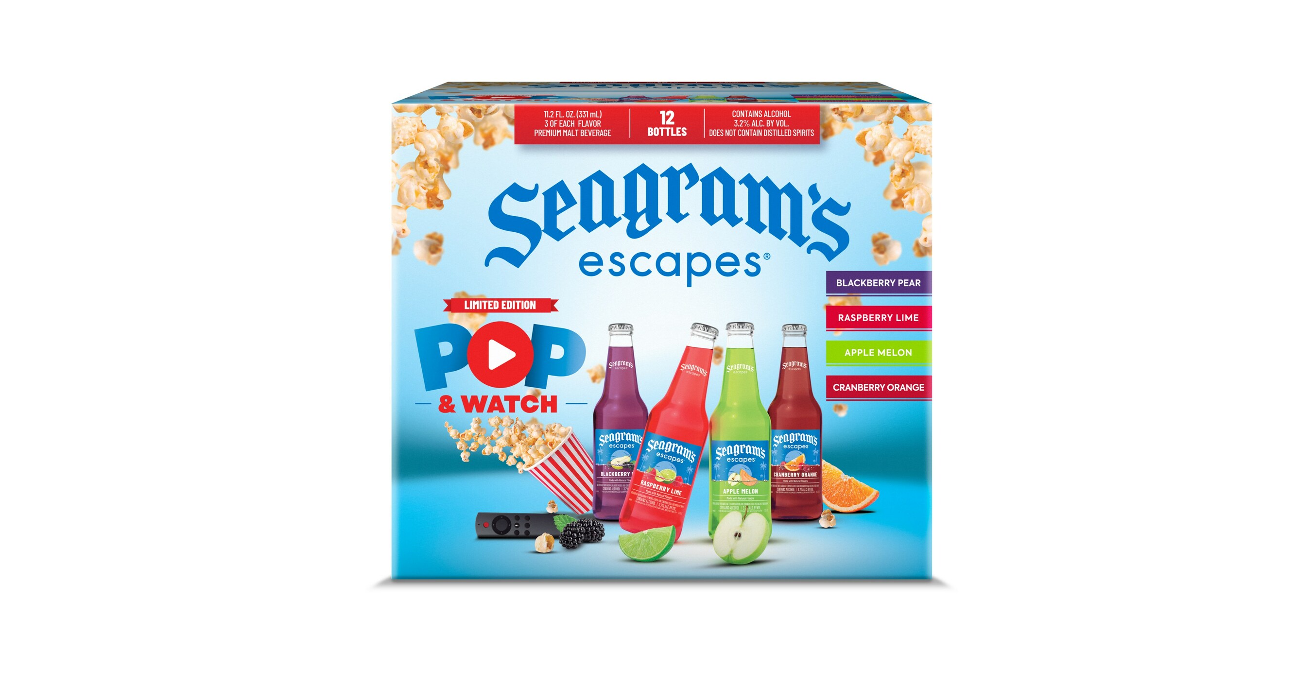 Seagram's Escapes Launches LimitedEdition Pop & Watch Variety Pack
