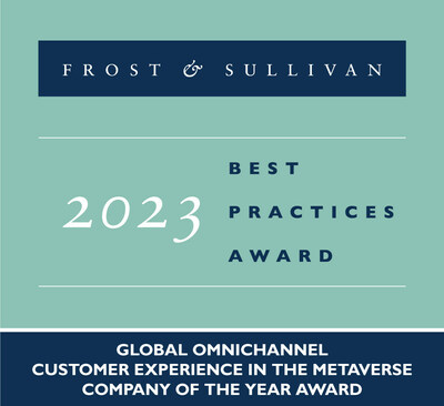 Global digital business services leader Teleperformance was recognized with the Frost & Sullivan 2023 Global Company of the Year Award for its industry excellence in omnichannel customer experience in the metaverse.