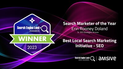 Amsive Wins Two Search Engine Land Awards With Erin Rooney Doland Named ...