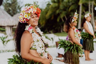Polynesian Dancers at The St. Regis Bora Bora