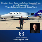 Dr. Alan Stern Becomes Solstar Space Advisor as he Prepares for Virgin Galactic Research Spaceflight Scheduled for November 2, 2023