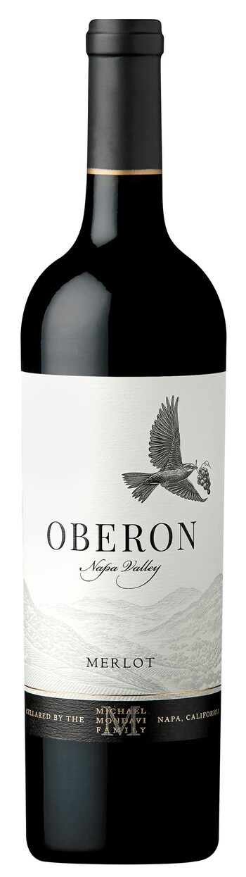 Oberon Wines - Merlot bottle shot - NV