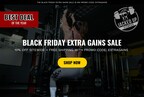 Jacked Up Fitness Announces "Extra Gains" Early Start of Black Friday and Cyber Monday Deals with 10% Sitewide Sale Starting October 31st