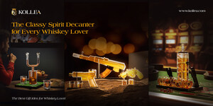 Kollea's  Locked & Loaded Gun Series Whiskey Decanter: A Celebration for Gun Enthusiasts and Veterans