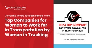 Centerline Drivers Named a Top Company for Women to Work for in Transportation by Women in Trucking Association for Fifth Straight Year