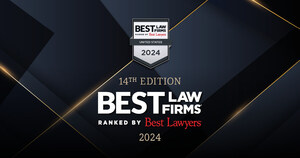 FOURTEENTH EDITION OF BEST LAW FIRMS® ANNOUNCED FOR 2024