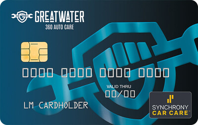 Through this partnership, GreatWater 360 Auto Care joins the Synchrony Car Care network, enabling GreatWater customers to use its private label credit card at all GreatWater locations in the U.S. as well as the more than one million gas stations and auto parts and service businesses nationwide.