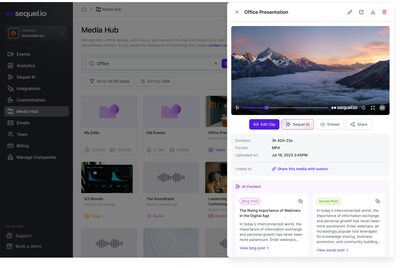 Sequel's Media Hub is now available to marketing teams wanting to streamline their video production and supercharge their content-led growth strategies.