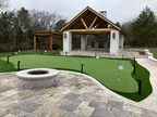 Lush Synthetic Grass Creates the Perfect Backyard Putting Green