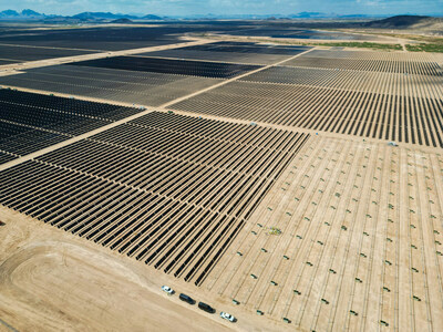 Pictured, Longroad Energy's Sun Streams 3, the 285 MWdc PV and 215 MWac / 860 MWh storage project currently under construction. The operational Sun Streams 2 PV project is in the distance.  Financing has closed and construction has begun on the latest project in the complex, Sun Streams 4 a 377 MWdc PV and 300 MWac / 1200 MWh storage project.
