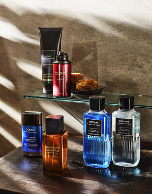 Build your personal care routine at the Men's Shop at Bath & Body Works.