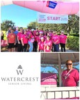 Watercrest Senior Living Supports Breast Cancer Awareness Month at the Indian River Making Strides Walk