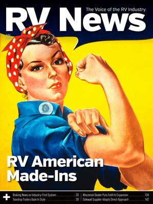 The RV News Magazine July 2022 front cover